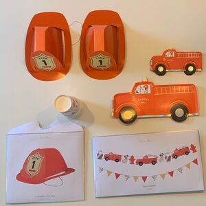 Meri Meri Fire Truck Party Set